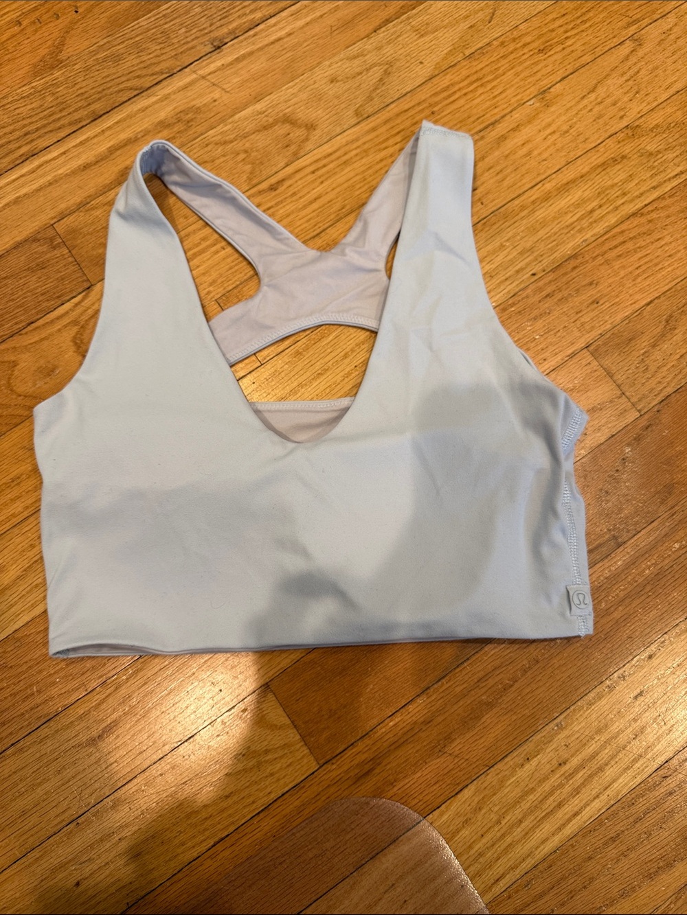 lululemon athletica Light Baby Blue Racerback Sports Bra